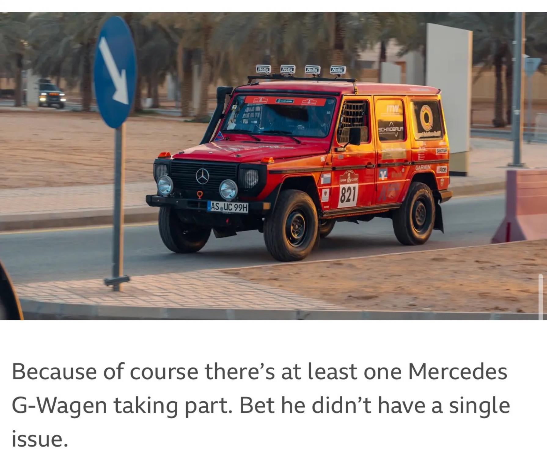 Mercedes 280GE Dakar Classic - 7