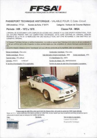 1975 Chevrolet Monza IMSA AAGT Replica Racing Car - Image 10