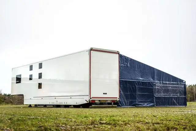 Race trailer for MX / KART / RALLY space for 2 racecars