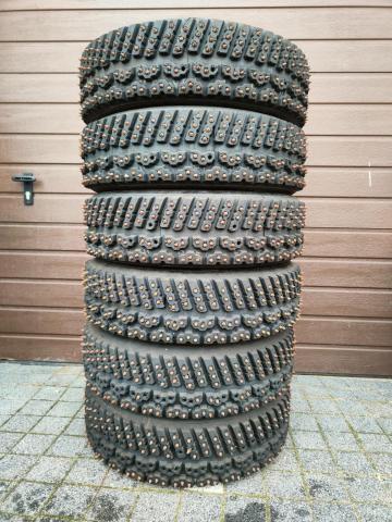 Studded winter Sweden / Monte Carlo Rally Tires Tyres - Image 4