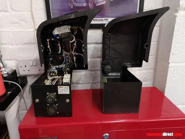 BMW STW LHD mittkonsol för instrumentbräda i kolfiber - Bild 3