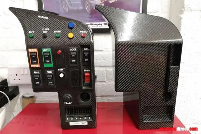 BMW STW LHD mittkonsol för instrumentbräda i kolfiber - Bild 6