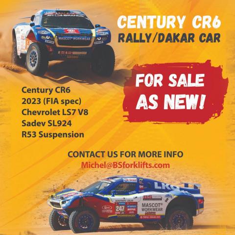Century CR6 rally raid car, as new, FIA/Dakar Spec, by Michel Kremer
