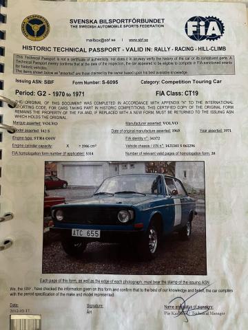Volvo 142 Appendix K