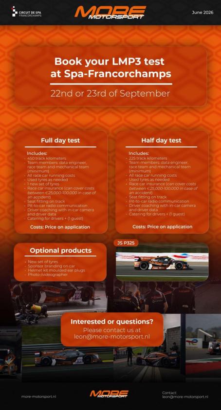 LMP3 Drive 2026 – Mjesta otvorena - Slika 7
