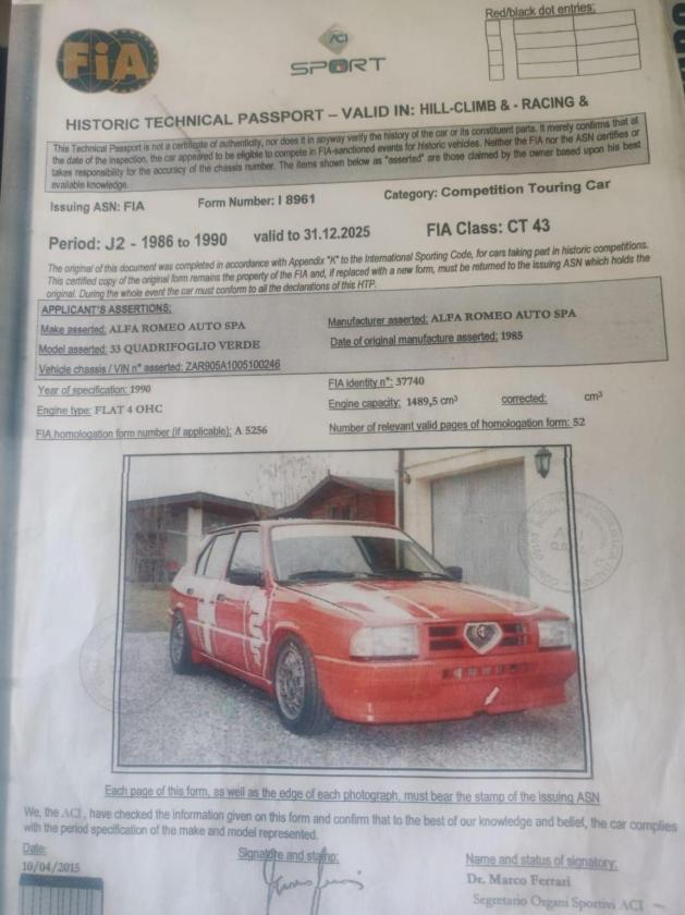 Alfa Romeo Alfa 33 Skupina A - Image 4