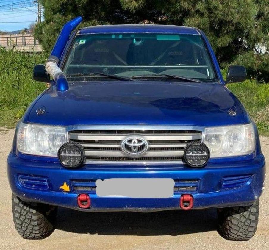 2 x TOYOTA HDJ100 4.2 TD DAKAR CLASSIC (ORANGE / BLUE) - Image 2