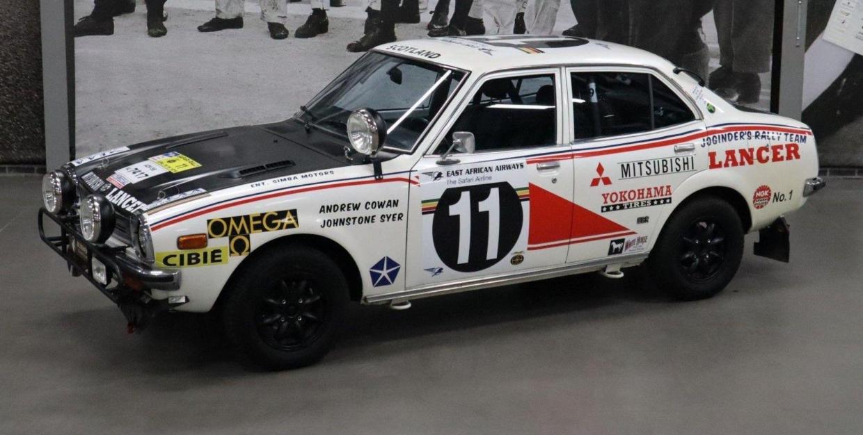 1977 Mitsubishi Lancer 1600 GSR Safari Rally Replica – FIA HTP – Eifel Rallye Festival Ready - Image 9
