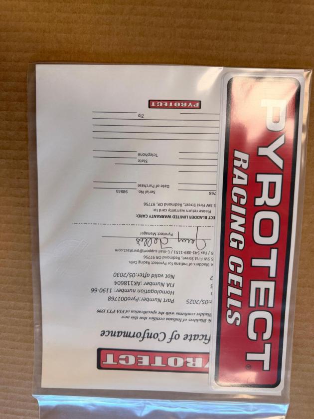 Brand New Pyrotect 36 Gallon FIA Fuel Cell for Can-Am Maverick R - Image 5