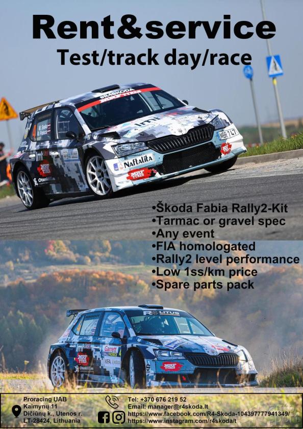 Skoda Fabia Rally2-Kit à louer