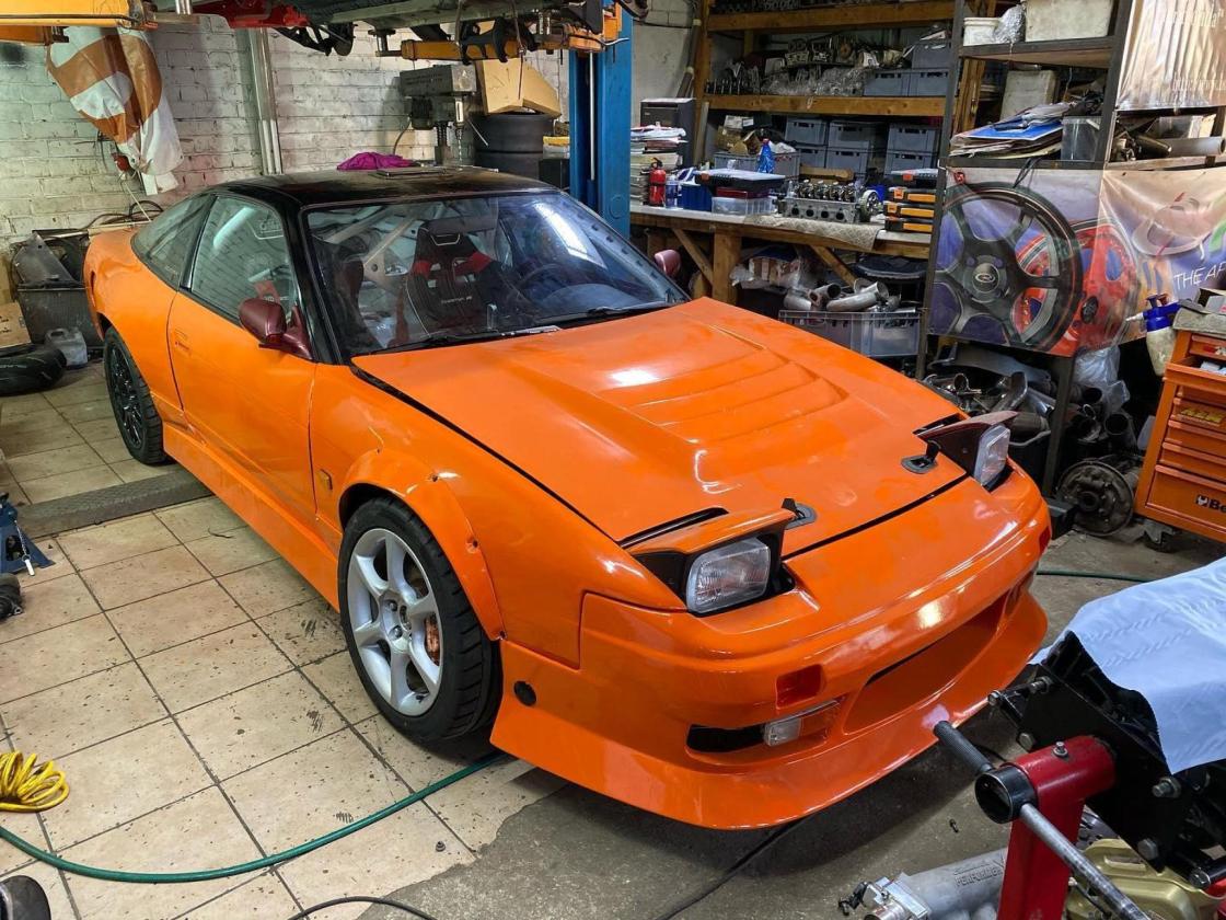 Nissan S13 K24 Turbo, CD008, AEM Infinity, avec arceau de sécurité - Image 8