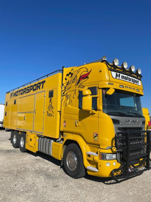 Scania R730 6X4 Dakar-servicelastbil
