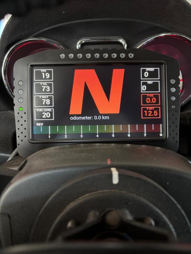 ECUMASTER ADU 7 displejs ar programmatūru un vadu instalāciju Opel Adam Cup - Image 2