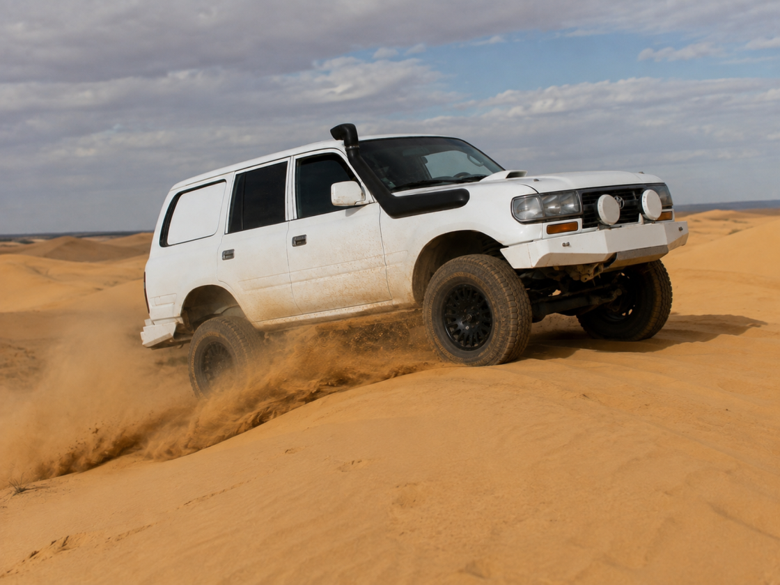 Toyota HDJ 80 à louer – Rallye-raid